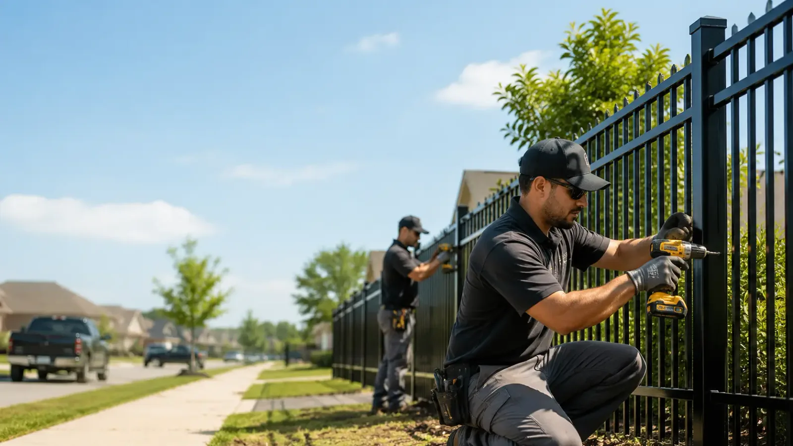 Metal Fence Installation in Brandon, FL